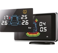Система контроля давления в шинах и парковочный радар Parkmaster 2 в 1 tp-62-b