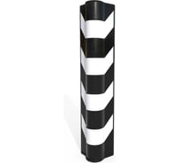 Демпфер угловой ООО ОПТИМА СЕРВИС 755х115 мм светоотражающая защита углов, мягкий резиновый (белые отражатели) 00-00046876