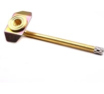 Вентиль HQ-mech TR1076A накручиваемый для грузовых шин с камерой, сельхоз и спецтехники, V12-V8, латунь УТ000003207