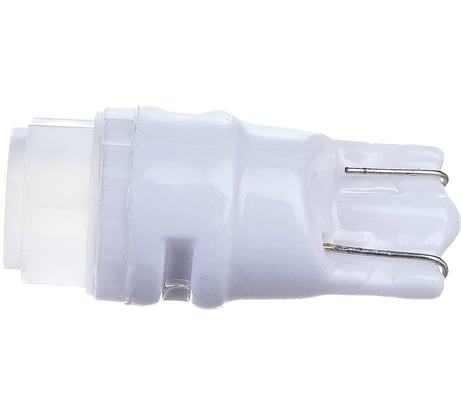 Автолампа SKYWAY диодная T10W5W, 12 В, 3 SMD диода, без цоколя, 1-контакт, белая S08201466