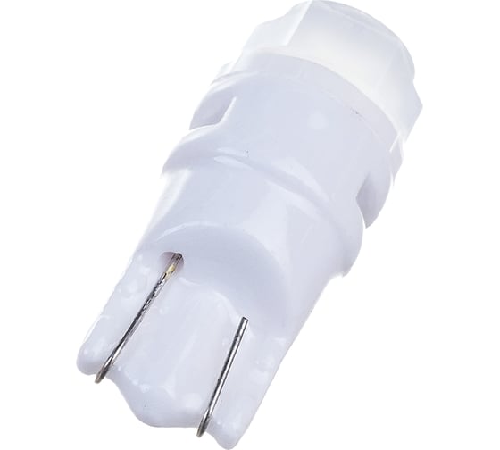 Автолампа SKYWAY диодная T10W5W, 12 В, 3 SMD диода, без цоколя, 1-контакт, белая S08201466