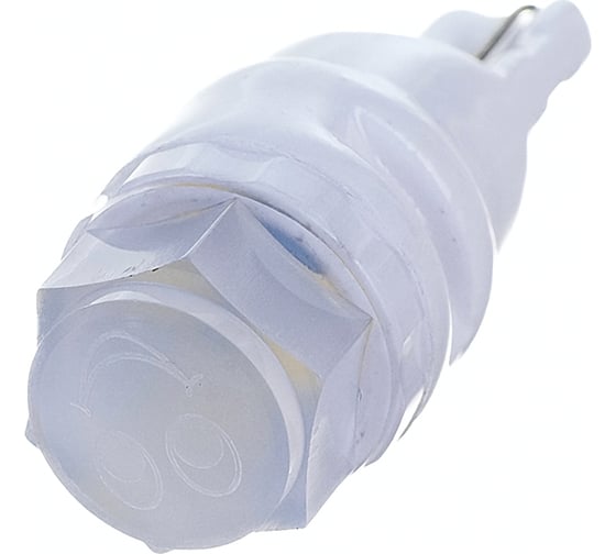 Автолампа SKYWAY диодная T10W5W, 12 В, 3 SMD диода, без цоколя, 1-контакт, белая S08201466