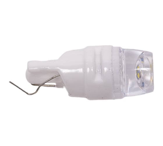 Автолампа SKYWAY диодная, T10W5W, 24 В, 3 SMD диода, без цоколя, 1-контакт, белая S08202057 1