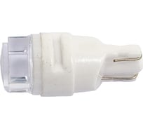 Автолампа SKYWAY диодная, T10W5W, 24 В, 3 SMD диода, без цоколя, 1-контакт, белая, габариты/номер S08202059