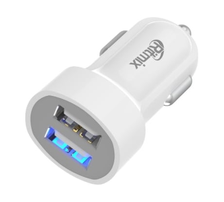Автомобильное зарядное устройство RITMIX RM-4221 White 80000318