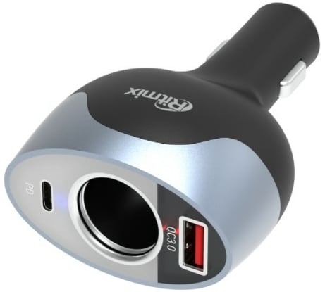 Автомобильное зарядное устройство RITMIX RM-12XQPD 80000163