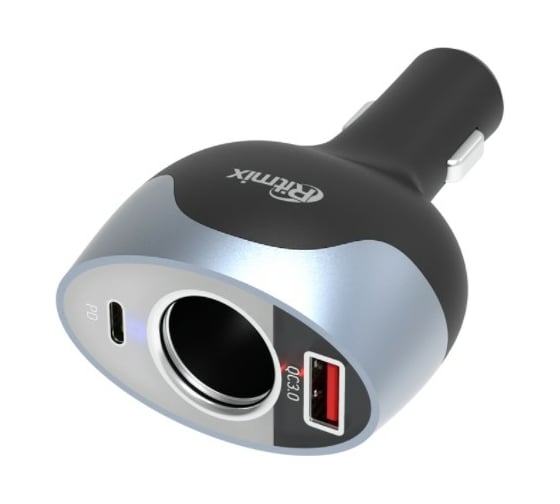 Автомобильное зарядное устройство RITMIX RM-12XQPD 80000163