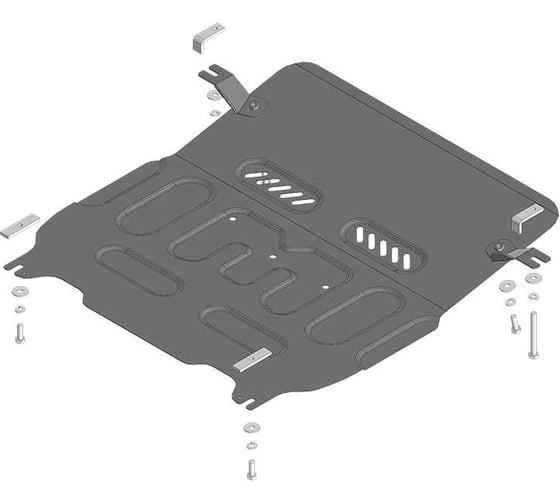 Защита стальная MOTODOR 2 мм Д,КПП Honda Stepwgn, FWD, V=1,5, АКПП, 2015-20. MOTODOR 70813