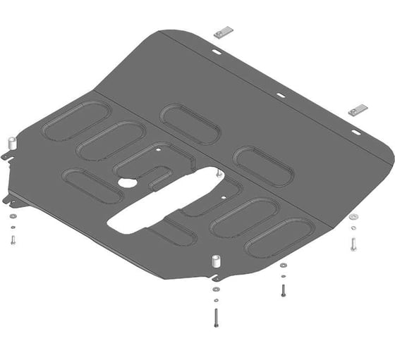 Защита стальная MOTODOR 2 мм Д, КПП DFSK ix5 с 2023. MOTODOR 78609
