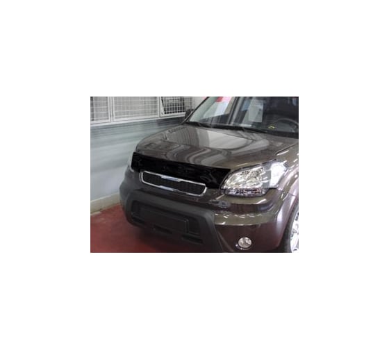 Дефлектор капота Sim KIA SOUL 2009-2011 темный NLD.SKISOU0912