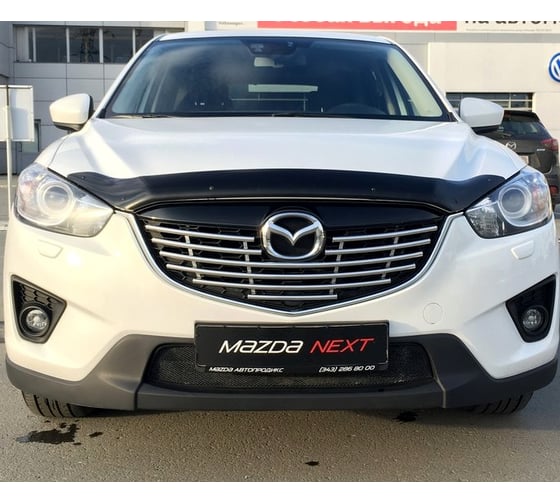 Дефлектор капота Sim MAZDA CX5 2012- темный NLD.SMACX51212