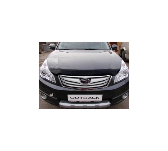 Дефлектор капота Sim SUBARU OUTBACK/LEGACY 2010- темный NLD.SSULEG1012
