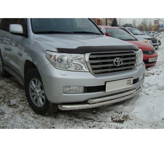Дефлектор капота Sim TOYOTA LAND CRUISER 200 Logo 2007- темный NLD.STOLCR0712L