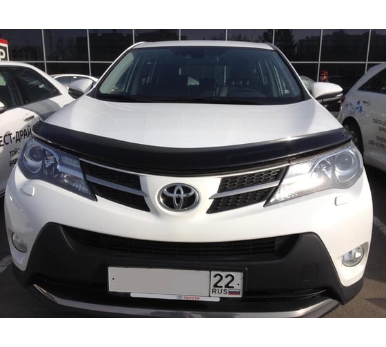 Дефлектор капота Novline TOYOTA RAV4 2013- темный NLD.STORAV1312