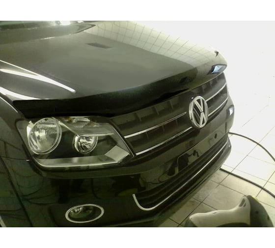 Дефлектор капота Novline VW AMAROK 2010- темный NLD.SVOAMA1012
