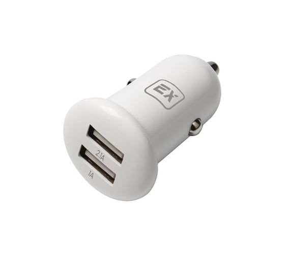 Автомобильное зарядное устройство Exployd 2 USB белый EX-Z-577