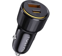 АЗУ VOLTME Cazo C48CA Car Charger, 48W, PD3.0, QC4+, черный D2034