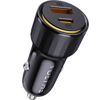 АЗУ VOLTME Cazo C48CA Car Charger, 48W, PD3.0, QC4+, черный D2034