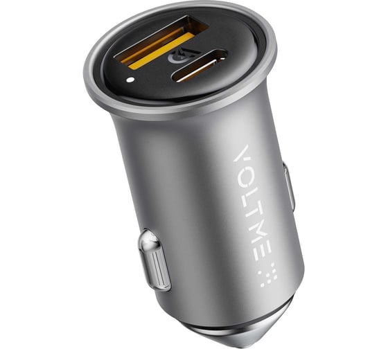 АЗУ VOLTME Cazo C30CA Car Charger 30W серый металлик D2005
