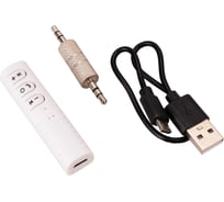 Адаптер AurA AUX разъём Mini 3,5mm jack, цвет белый ABT-902W