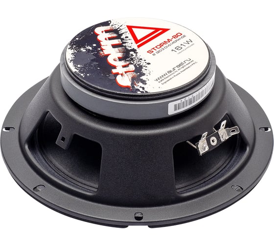СЧ-драйвер AURA 8" (20 см), 4 Ом, 70Hz-16kHz, 93 db, 81/161Вт, монт.глубина 68.3мм STORM-80