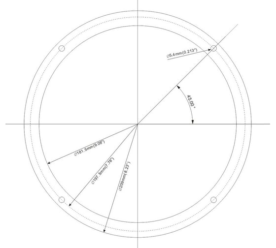 СЧ-драйвер AURA 8" (20 см), 4 Ом 80Hz-20kHz, 96 db, 121/241Вт, монт.глубина 77.3мм VENOM-80