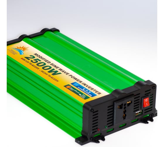Автомобильный инвертор Pro Legend 12V с USB выходом 2500W PL3208