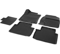 Коврики в салон автомобиля Rival для Haval H2 2014-2020 г.в., полиуретан, с крепежом, 5 шт. 19401001