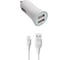 Автомобильное зарядное устройство Exployd 2 USB кабель MicroUSB белый 2.4 А EX-Z-416 1