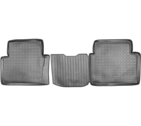 Коврики салонные UNIDEC для Nissan Qashqai+2 (2008) (задние) NPA01-C61-602