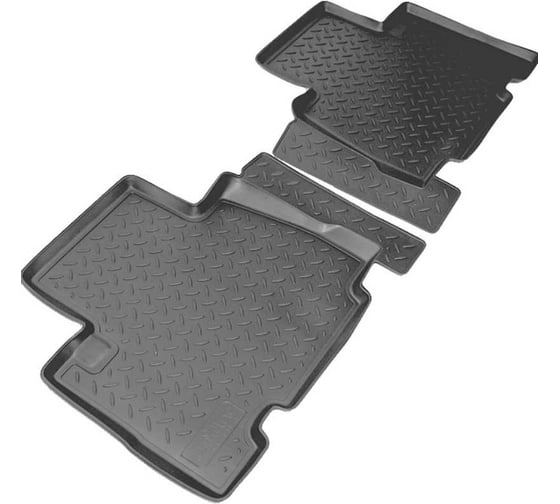 Коврики салонные UNIDEC для Toyota RAV4 (A2,XA3(09) (long) (2009-2013) (задние) NPL-Po-88-45 1