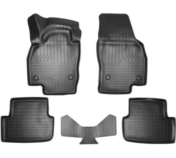 Коврики салонные UNIDEC для Volkswagen Polo VI (HB) (AW) 3D (2017) NPA11-C95-423 1