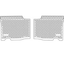Коврики салонные UNIDEC для UAZ Patriot (2005-2013) (длинные задние ковры) NPL-Po-93-51