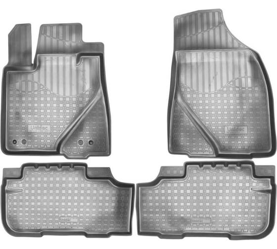 Коврики салонные UNIDEC для Toyota Highlander (2014) (5 мест) NPA10-C88-305 1