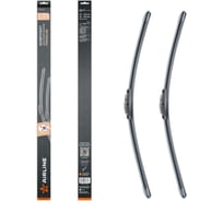 Щетки стеклоочистителя AIRLINE комплект 650/650мм (26/26) бескаркасные PREMIUM с креплением Side pin 22 мм, 2 штуки AWBM093