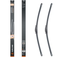 Щетки стеклоочистителя AIRLINE комплект 630/630мм (25/25) бескаркасные PREMIUM с креплением Side pin 22 мм, 2 штуки AWBM066