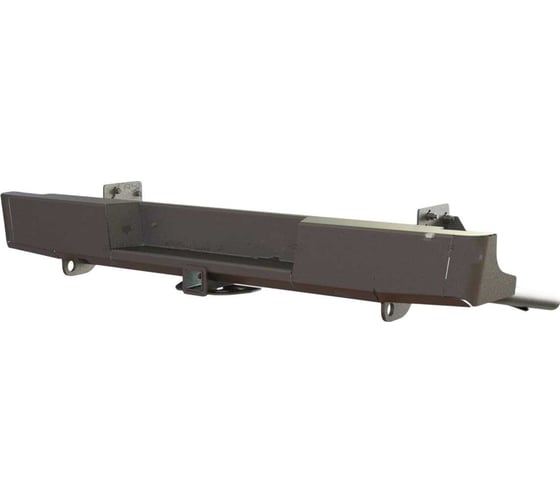 Бампер силовой задний STC Isuzu D-Max 2012-2020 с квадратом под фаркоп STC-ID-BR