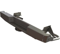 Бампер силовой задний STC Mitsubishi L200 2006-2013 с квадратом под фаркоп STC-ML200/06-BR