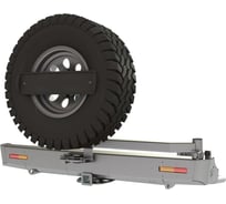 Бампер силовой задний STC Mitsubishi L200 2006-2013 с квадратом под фаркоп, кронштейном крепления запасного колеса по центру кронштейном крепления гос номера и дублирующими фонарями STC-ML200/06-BR-C1-L1