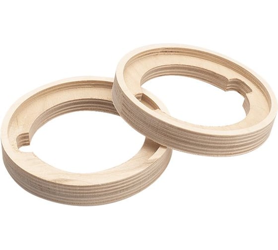 Кольца проставочные AurA под рупор 4" с фрезеровкой фанера RTW-A100FPW 1