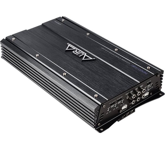 Усилитель мощности AurA 4-канальный, 4x80 Вт RMS, высоковольтный вход (Hi-level input) INDIGO-4.80