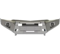Бампер силовой передний STC тип Revo Mitsubishi L200 2006-2015 с защитной дугой, противотуманными фарами и балкой дальнего света STC-ML200/06-BFR-C1-L1L4
