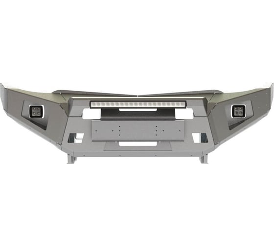 Бампер силовой передний STC тип Revo Mitsubishi L200 2006-2015 с защитной дугой, противотуманными фарами и балкой дальнего света STC-ML200/06-BFR-C1-L1L4 1