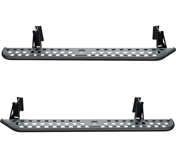 Пороги силовые STC Isuzu D-Max 2012-2020 цельная ступень STC-ID-MAX/12-S-C1