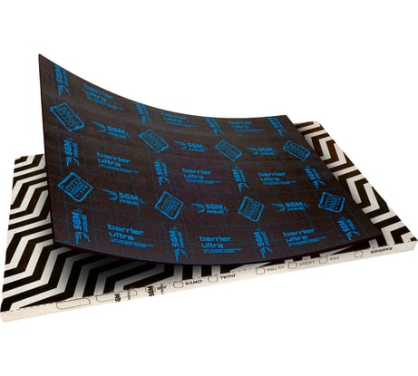 Шумоизоляция SGM Premium Barrier Ultra Prime (большие листы 0.5х0.8 м/ 6 мм)/ упаковка 5 листов/ мембрана звукоизоляционная влагостойкая SGM.BU.6.05X080.5