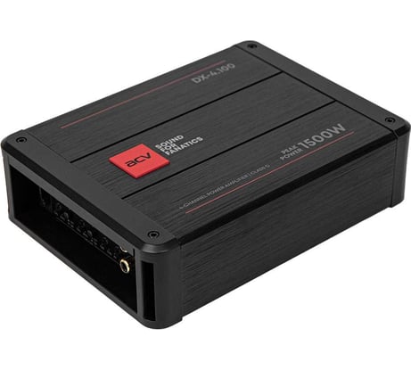 Усилитель ACV 4*100Вт/4-3-2 канал/4-2 Ом/HPF/LPF/BP/BassBoost/High Input/D class DX-4.100 V3