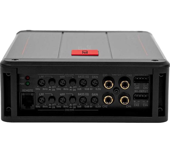 Усилитель ACV 4*100Вт/4-3-2 канал/4-2 Ом/HPF/LPF/BP/BassBoost/High Input/D class DX-4.100 V3