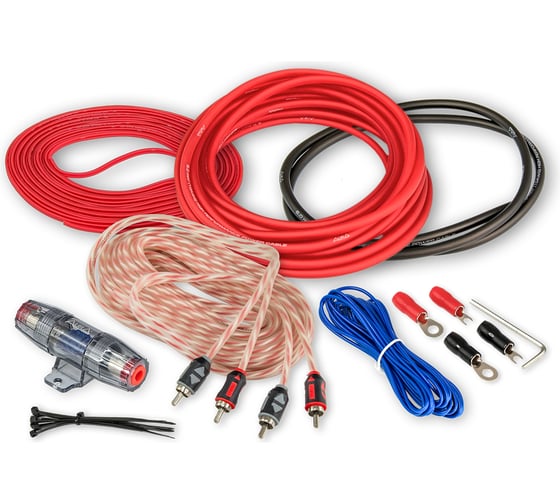 Комплект кабелей для усилителя AURA 2x6мм2 AMP-2210 1