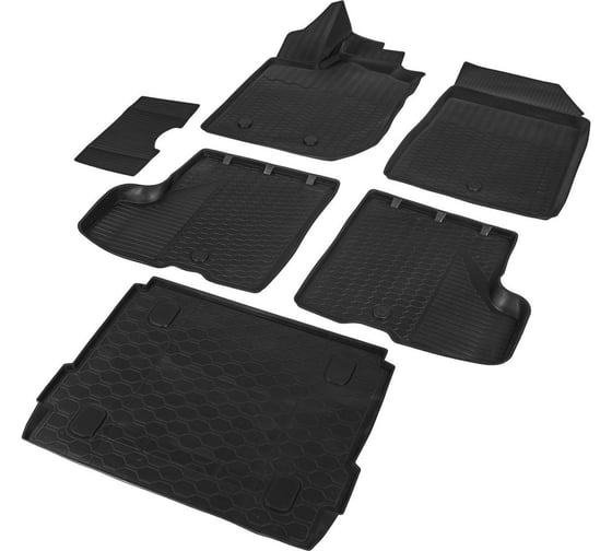 Коврики в салон и в багажник автомобиля Rival для Lada Xray 2015-н.в., хэтчбек/Xray Cross K16007003-4 1