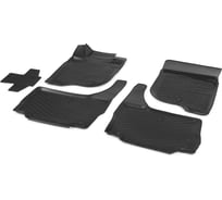 Коврики в салон автомобиля Rival для Mitsubishi Pajero Sport III 2016-н.в., полиуретан, без крепежа, 5 шт., 14005002